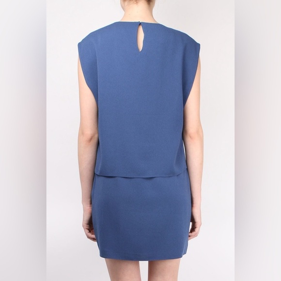 Tibi Savanna Crepe Tie Drapey Dress - Picture 2 of 10